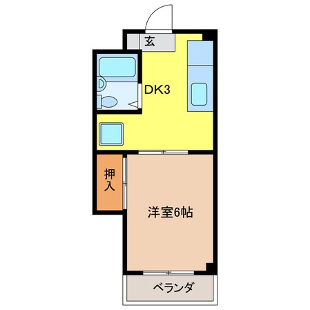 コファール山口の物件間取画像